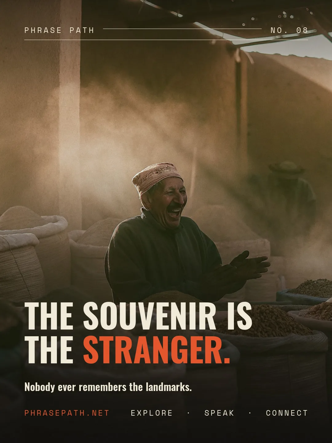 The souvenir is the stranger.
