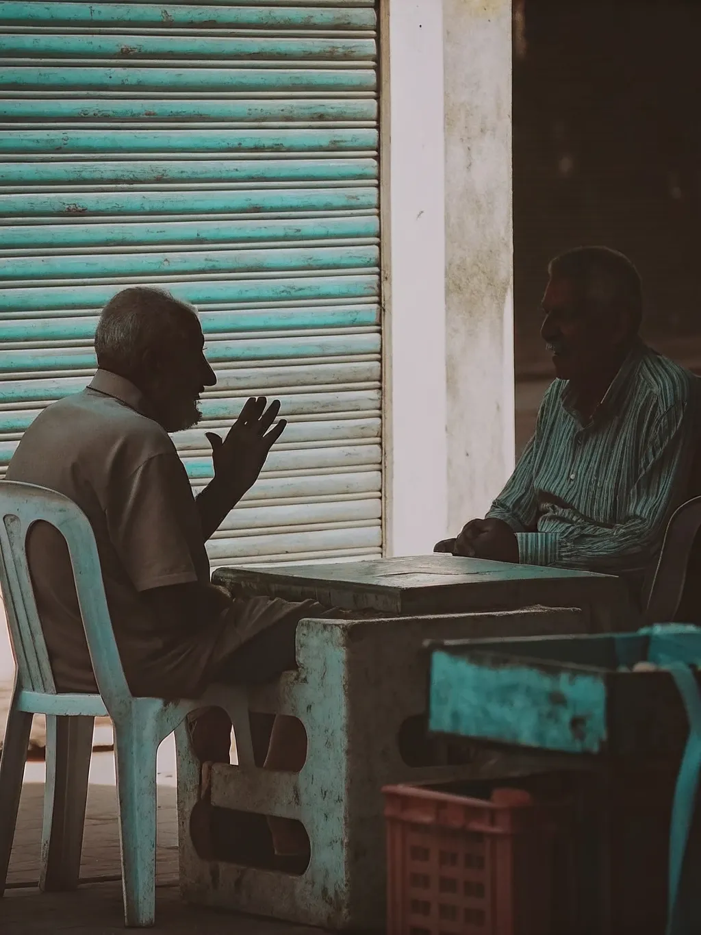 The argument is the point. Join in badly.