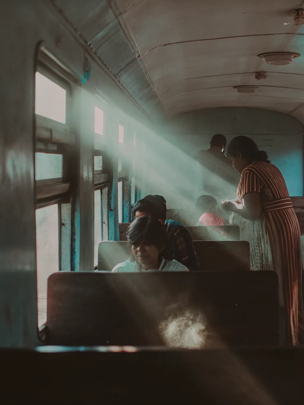 Food gets offered on trains. Learn how to accept it.