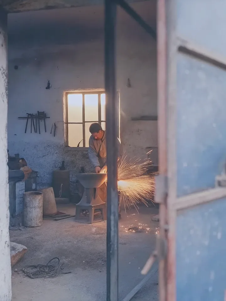 Ask what he is making.